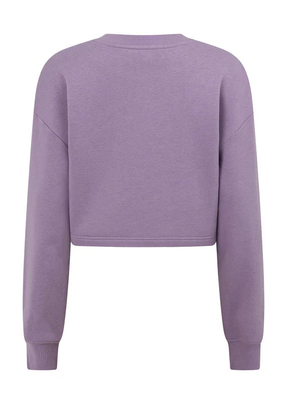 Lorna Jane Violet Classic Cropped Sweat