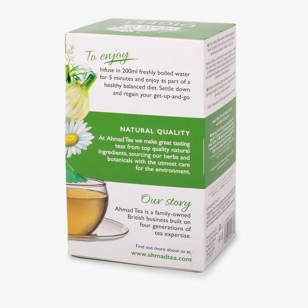 Ahmad Tea “Digest” Sweet Mint & Fennel, 20 Tea Bags
