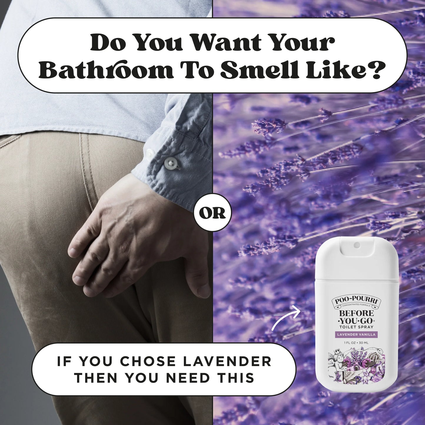 Poo-Pourri Lavander Vanilla Toilet Spray 30ml