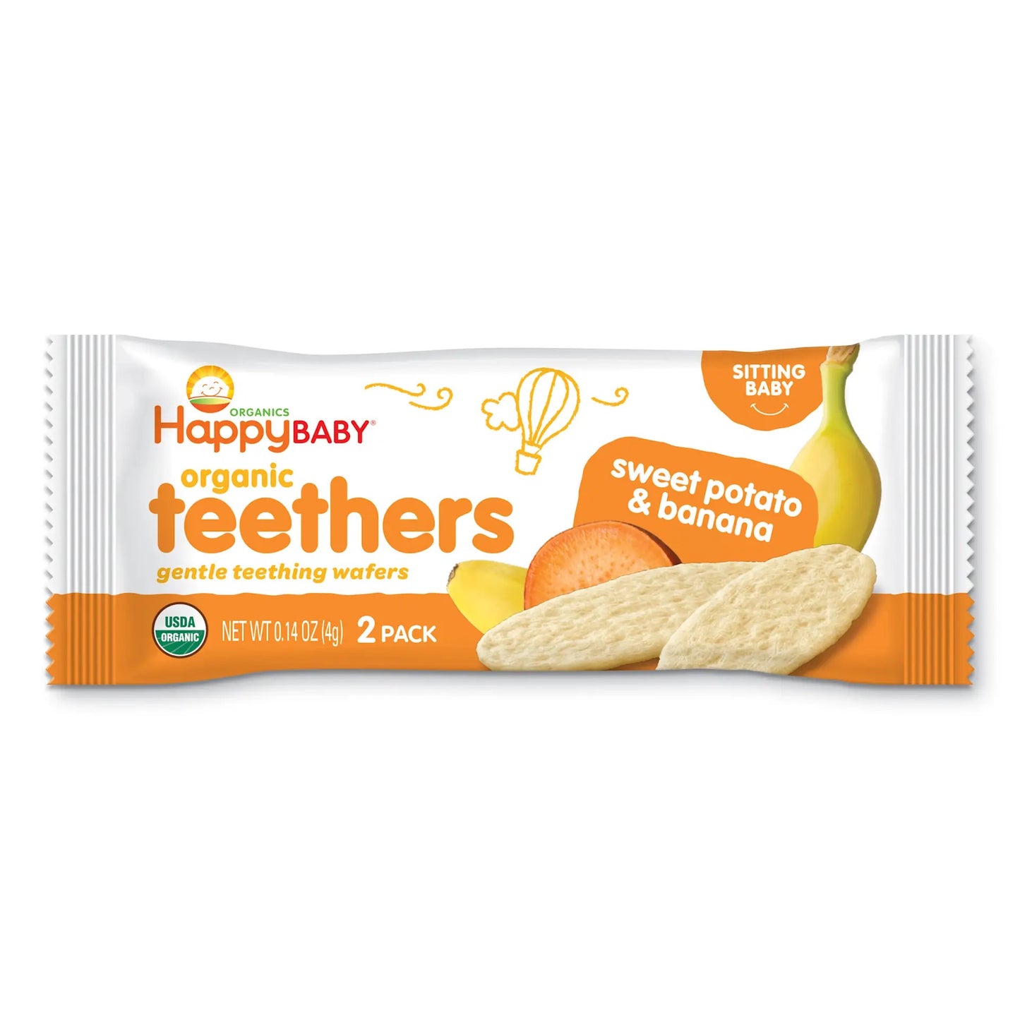 Happy Baby Organics Sweet Potato & Banana Teethers