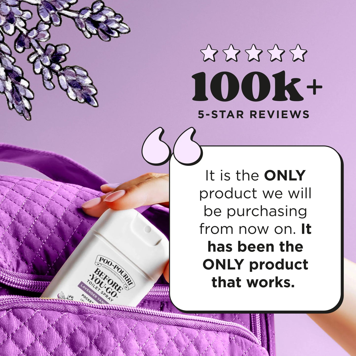 Poo-Pourri Lavander Vanilla Toilet Spray 30ml