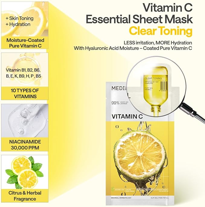 Mediheal Vitamin C Essential Mask Sheet, 1 piece