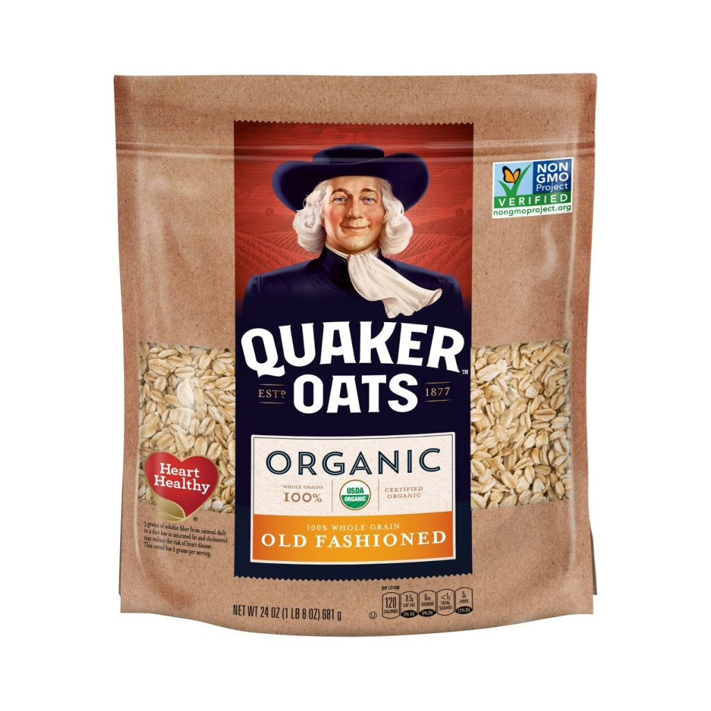 Quaker Oats Organic Old Fashioned Oats 681g