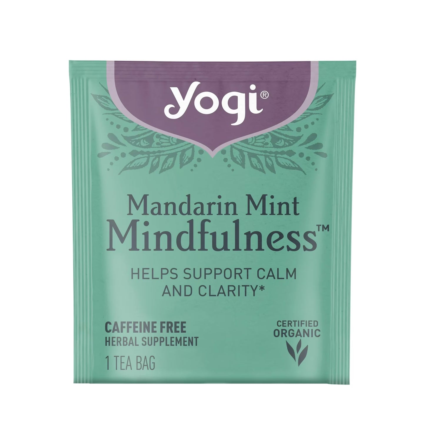 Yogi Mandarin Mint Mindfulness Tea, 1 Sachet
