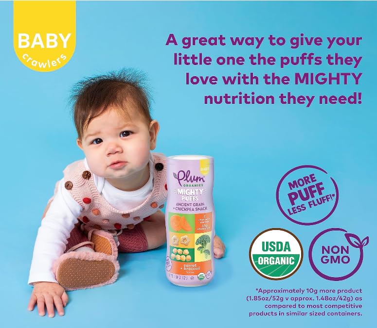 Plum Organics Mighty Puffs 52g
