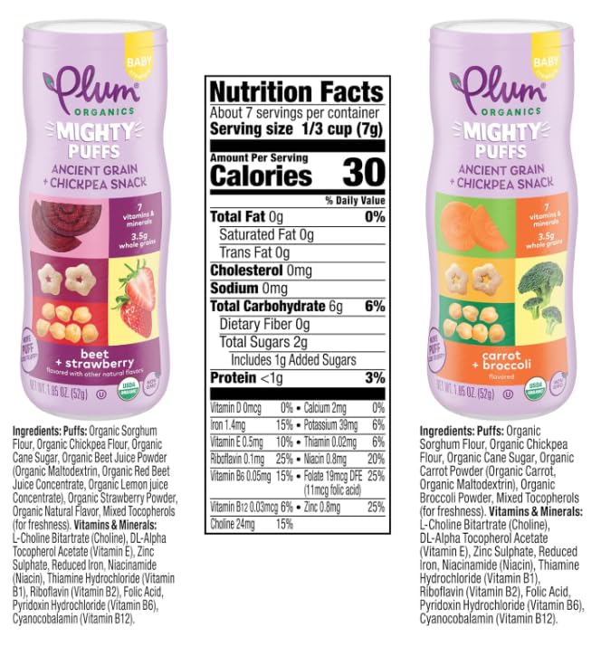 Plum Organics Mighty Puffs 52g