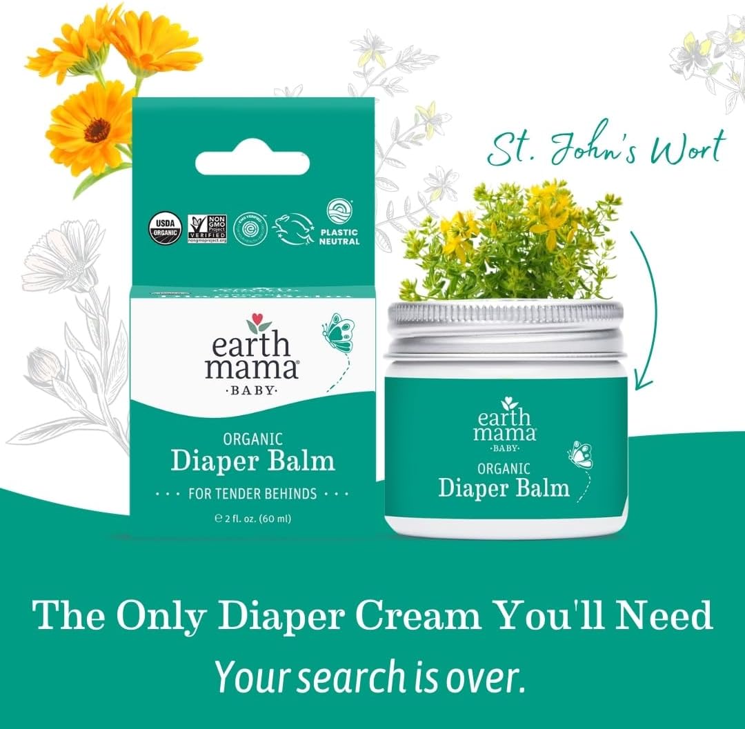 Earth Mama Baby Organic Diaper Balm 60ml