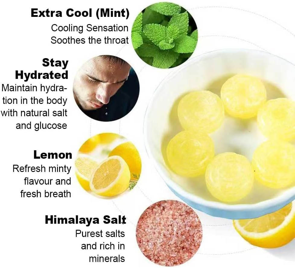 Big Foot Himalaya Salt Extra Cool Lemon Mint Candy 15g