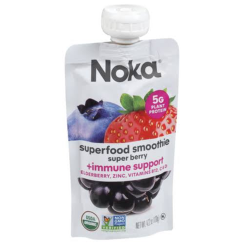 Noka Superfood Smoothies + Immune Support, Super Berry 120g