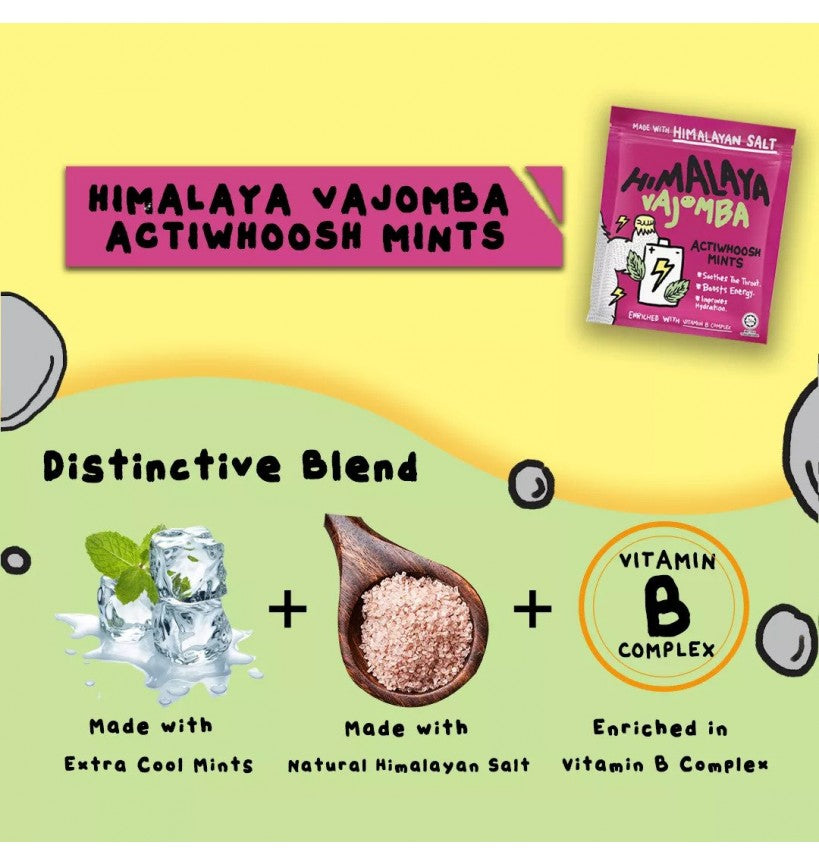 Big Foot Himalaya Vajomba Actiwhoosh Mints 15g