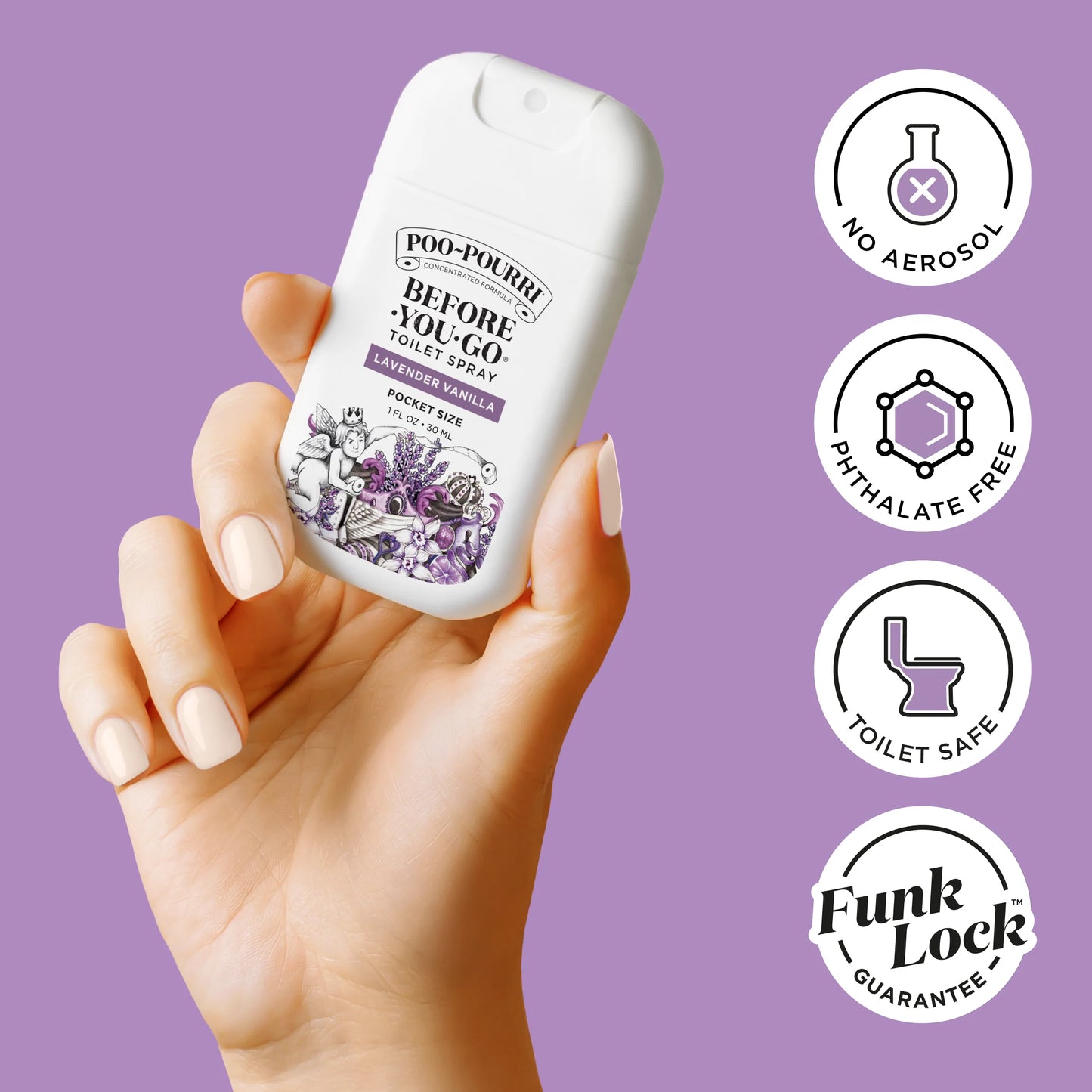 Poo-Pourri Lavander Vanilla Toilet Spray 30ml