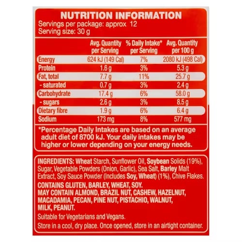 Forresters Premium Soy Crisps 350g
