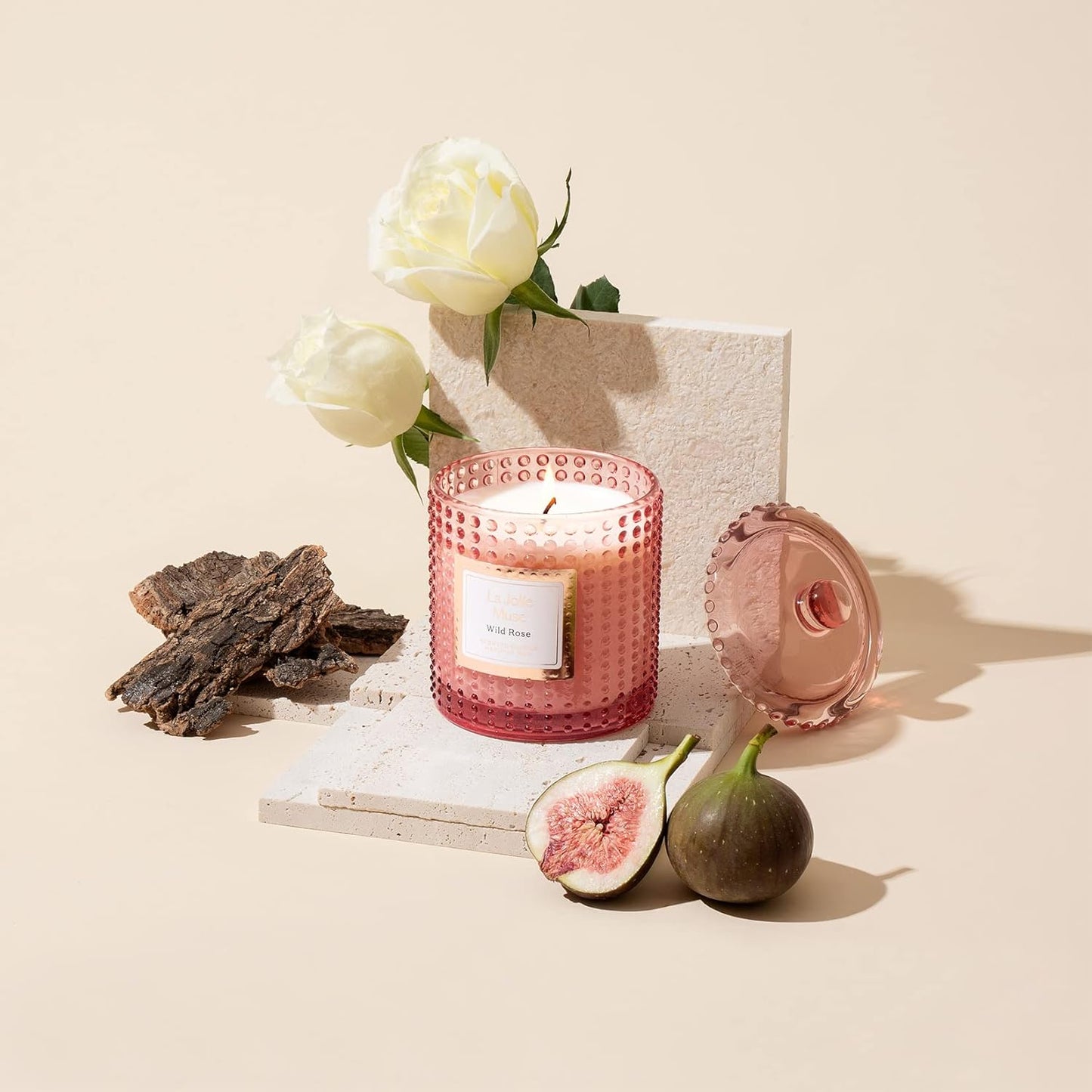La Jolie Muse Rose Noir & Oud Soy Candle