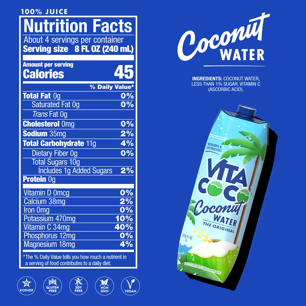 Vita Coco Pure Coconut Water
