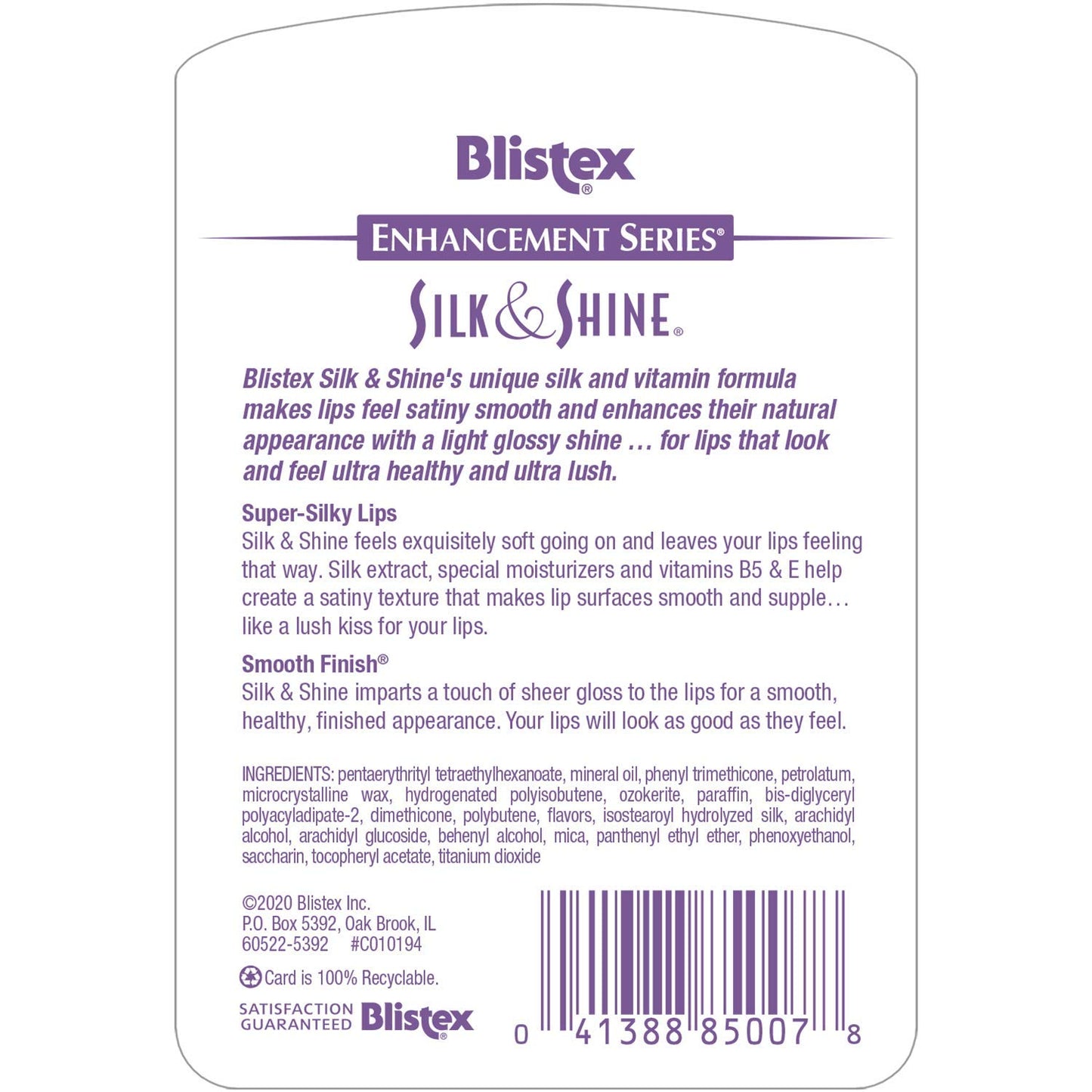 Blistex Silk & Shine Glossy Lip Balm 3.69g