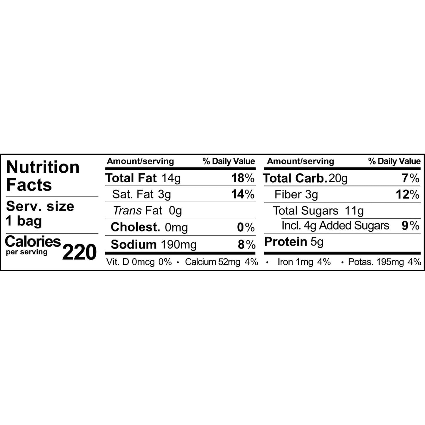 Sahale Snacks Mango Tango Almond Trail Mix 42.5g