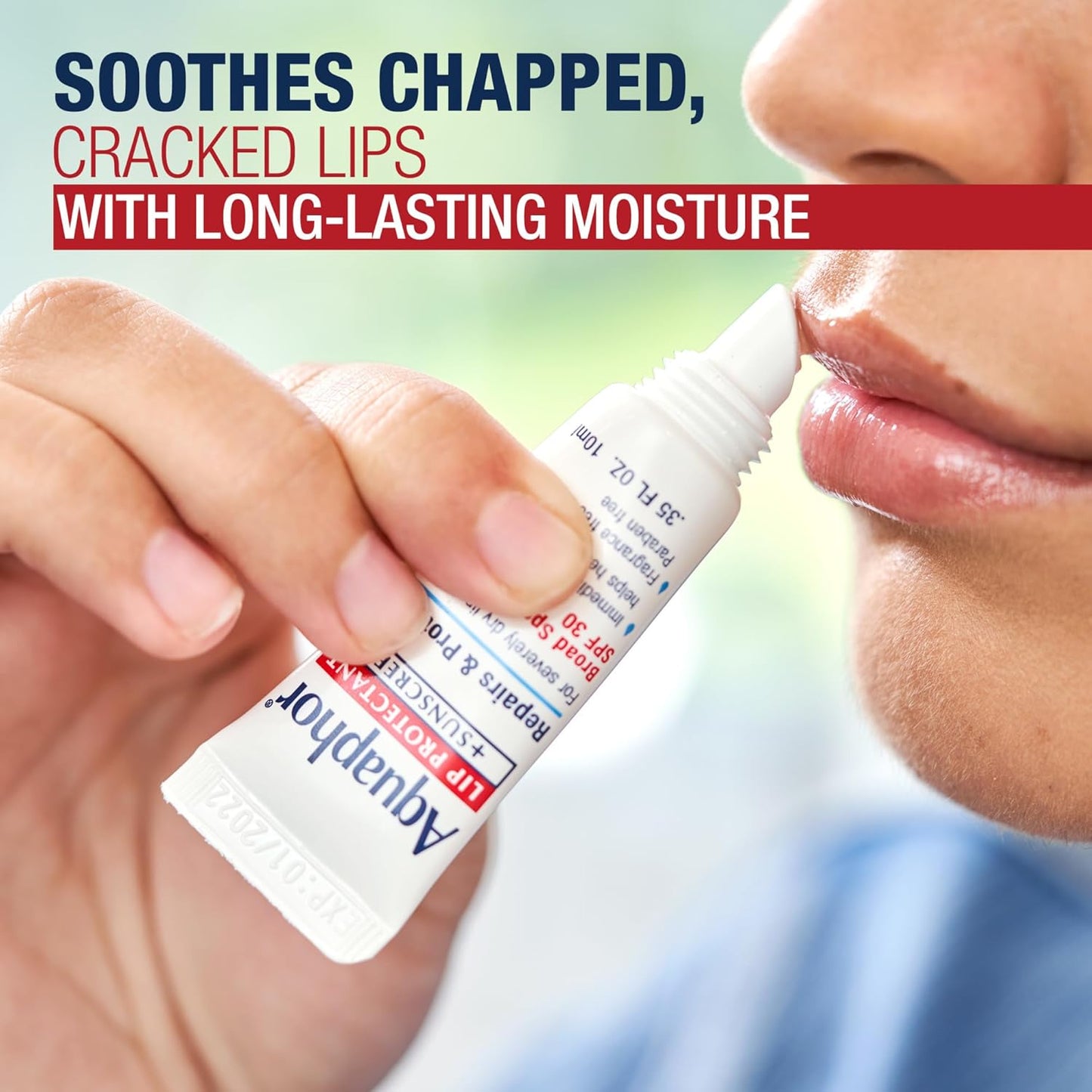 Aquaphor Lip Protectant + Sunscreen, 10ml Tube