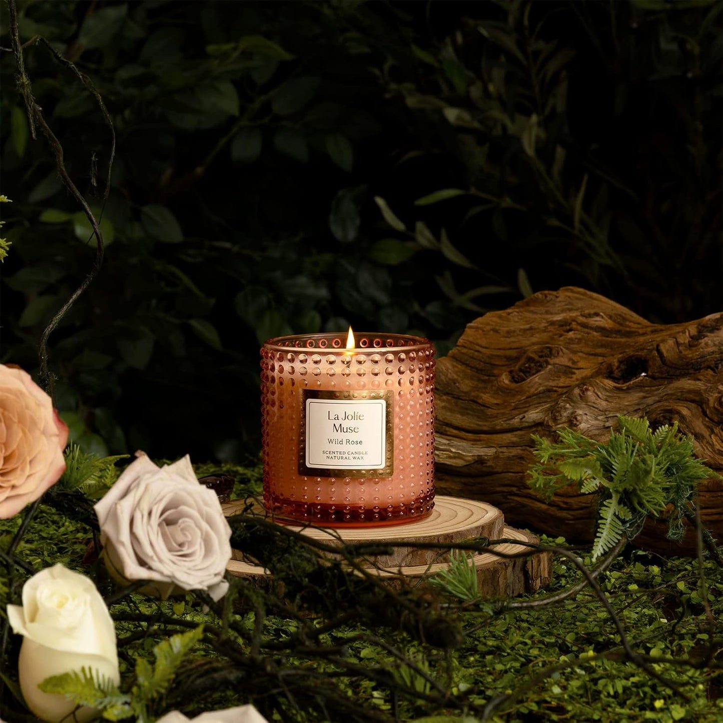 La Jolie Muse Rose Noir & Oud Soy Candle