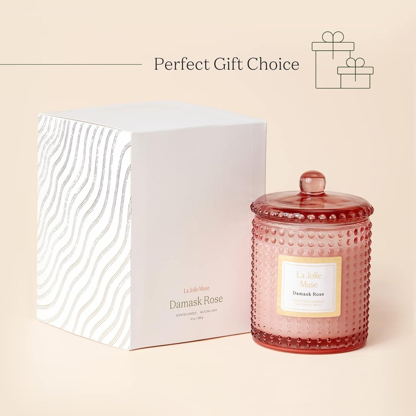 La Jolie Muse Rose Noir & Oud Soy Candle