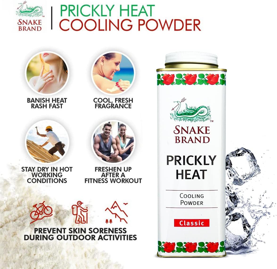 Snake Brand Original Cooling Powder 280g