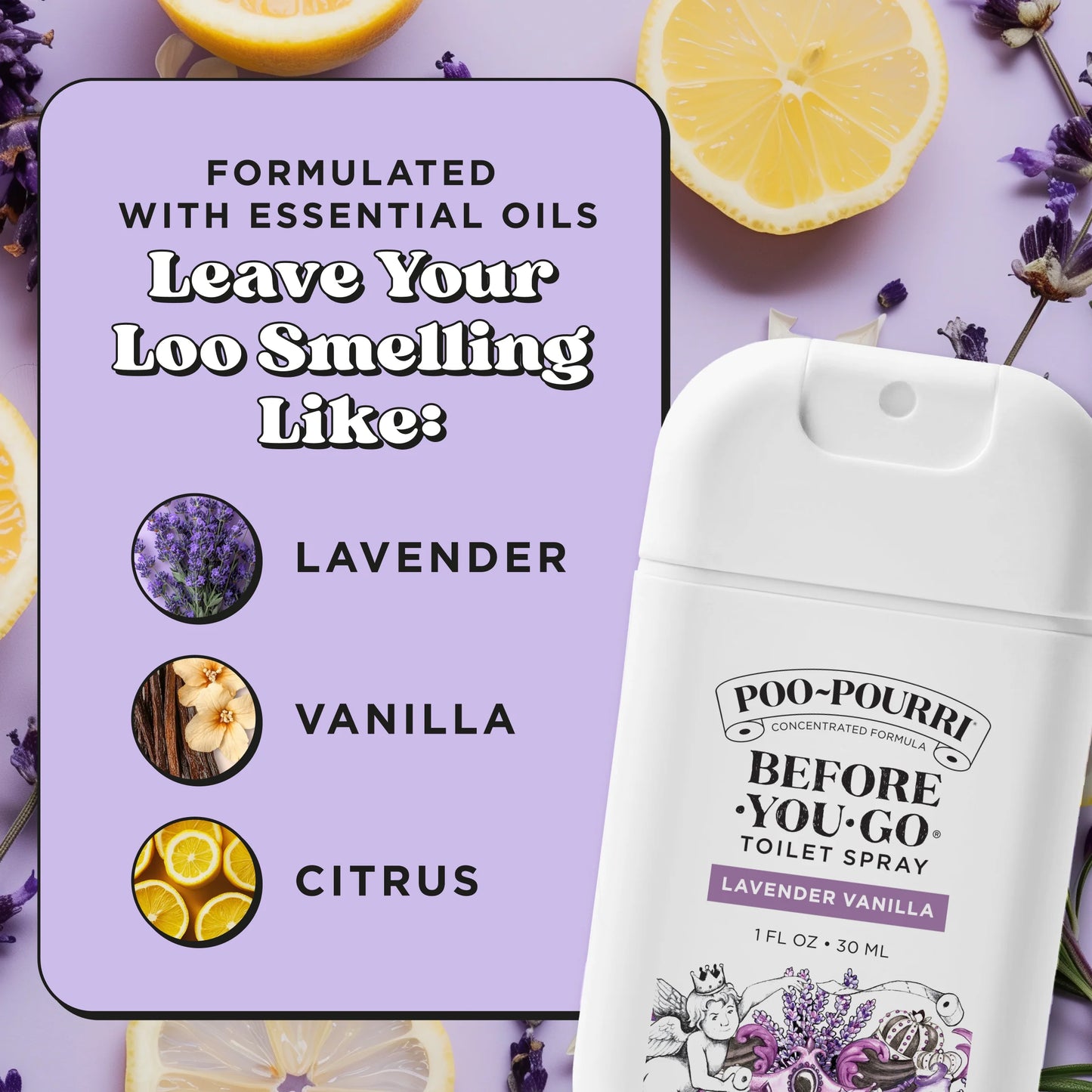 Poo-Pourri Lavander Vanilla Toilet Spray 30ml