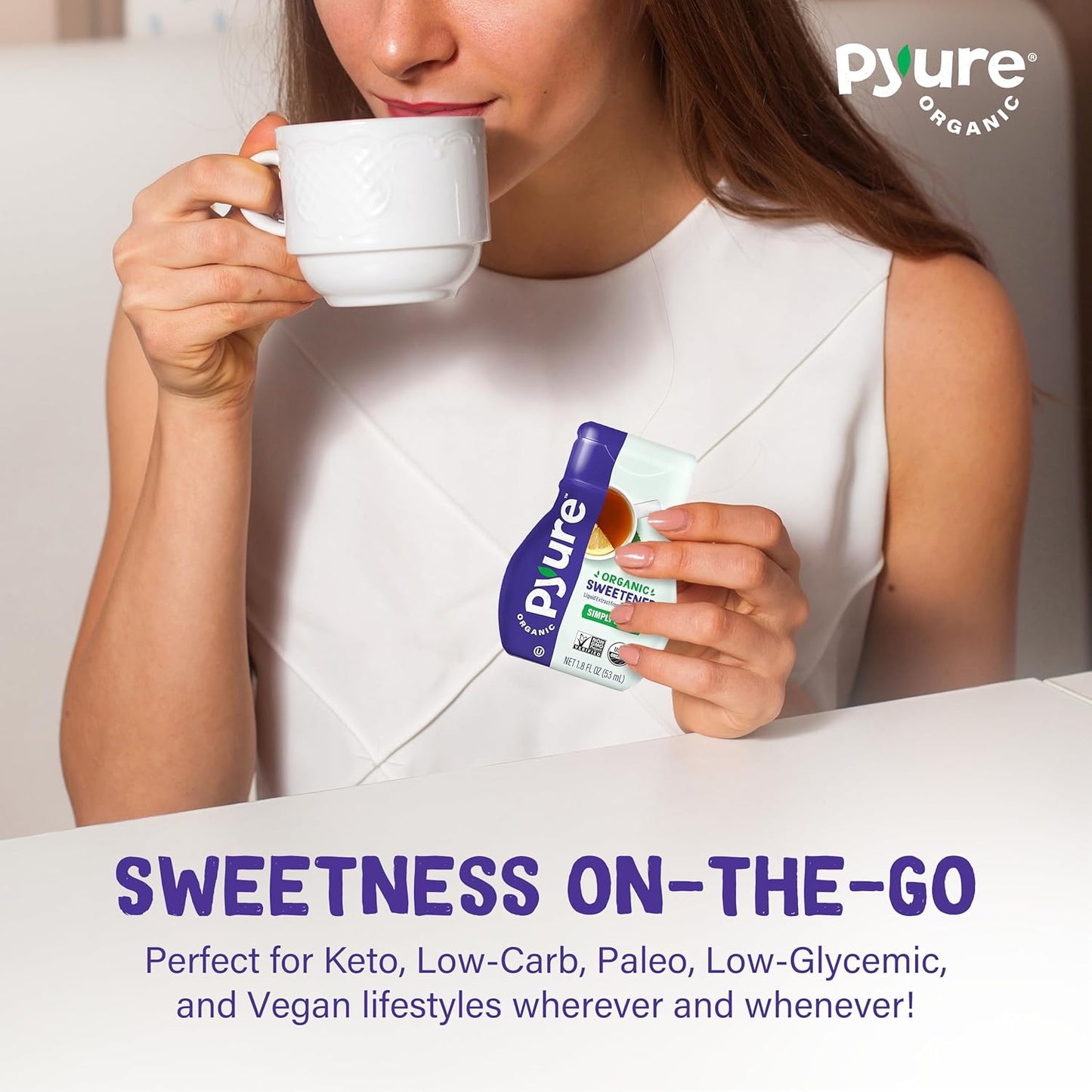 Pyure Organic Simply Sweet Liquid Stevia 53ml