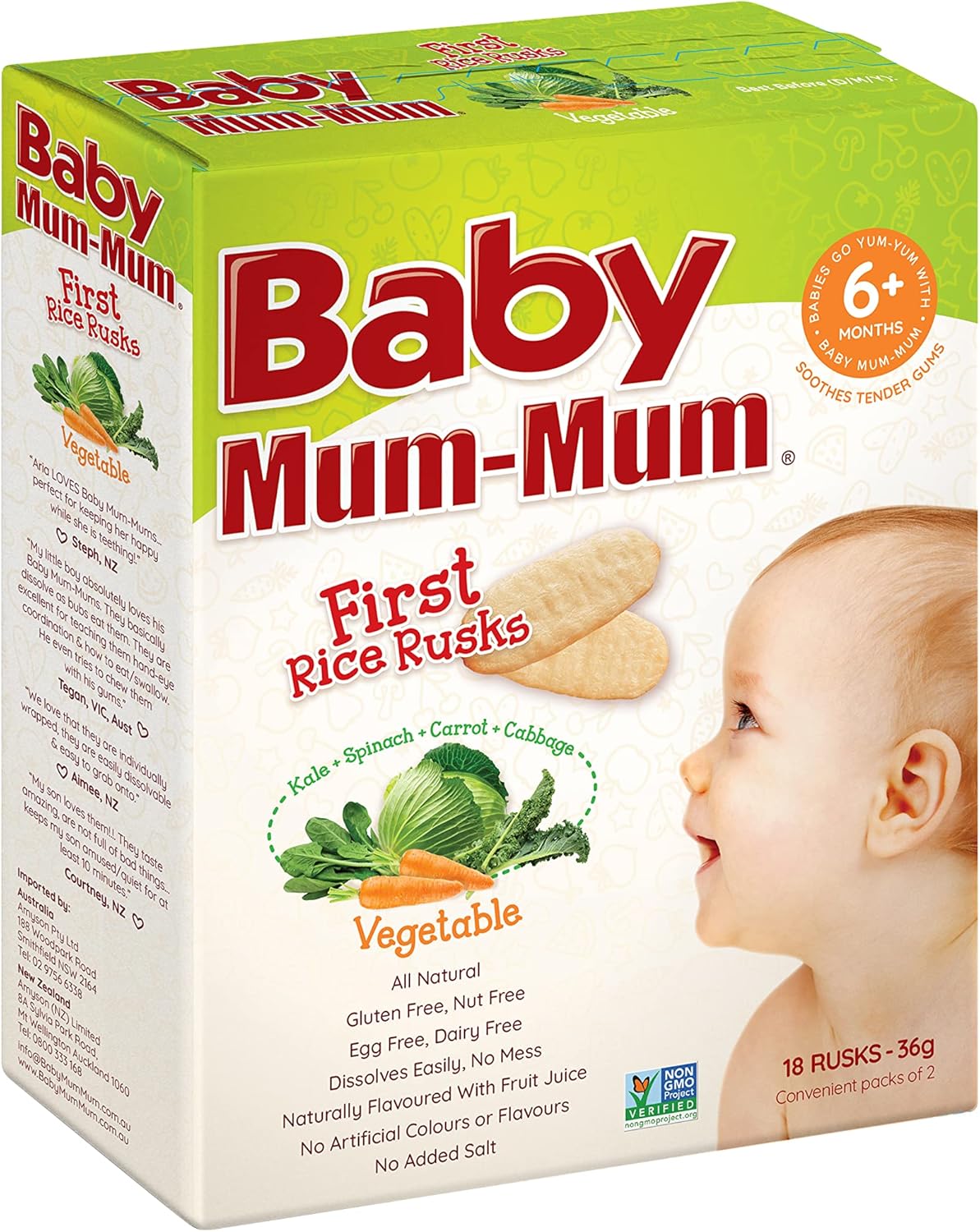 Baby Mum-Mum First Rice Rusks 36g