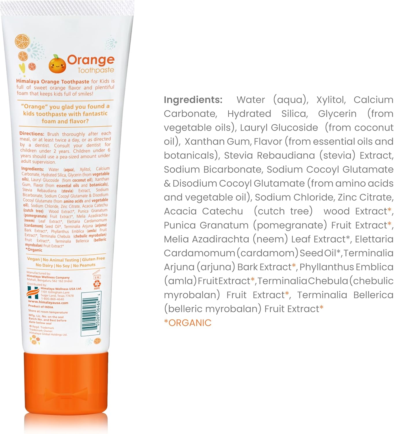 Himalaya Botanique Orange Kids Toothpaste