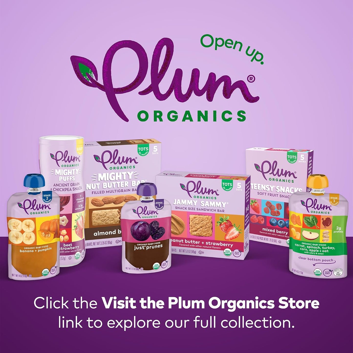 Plum Organics Mighty Puffs 52g