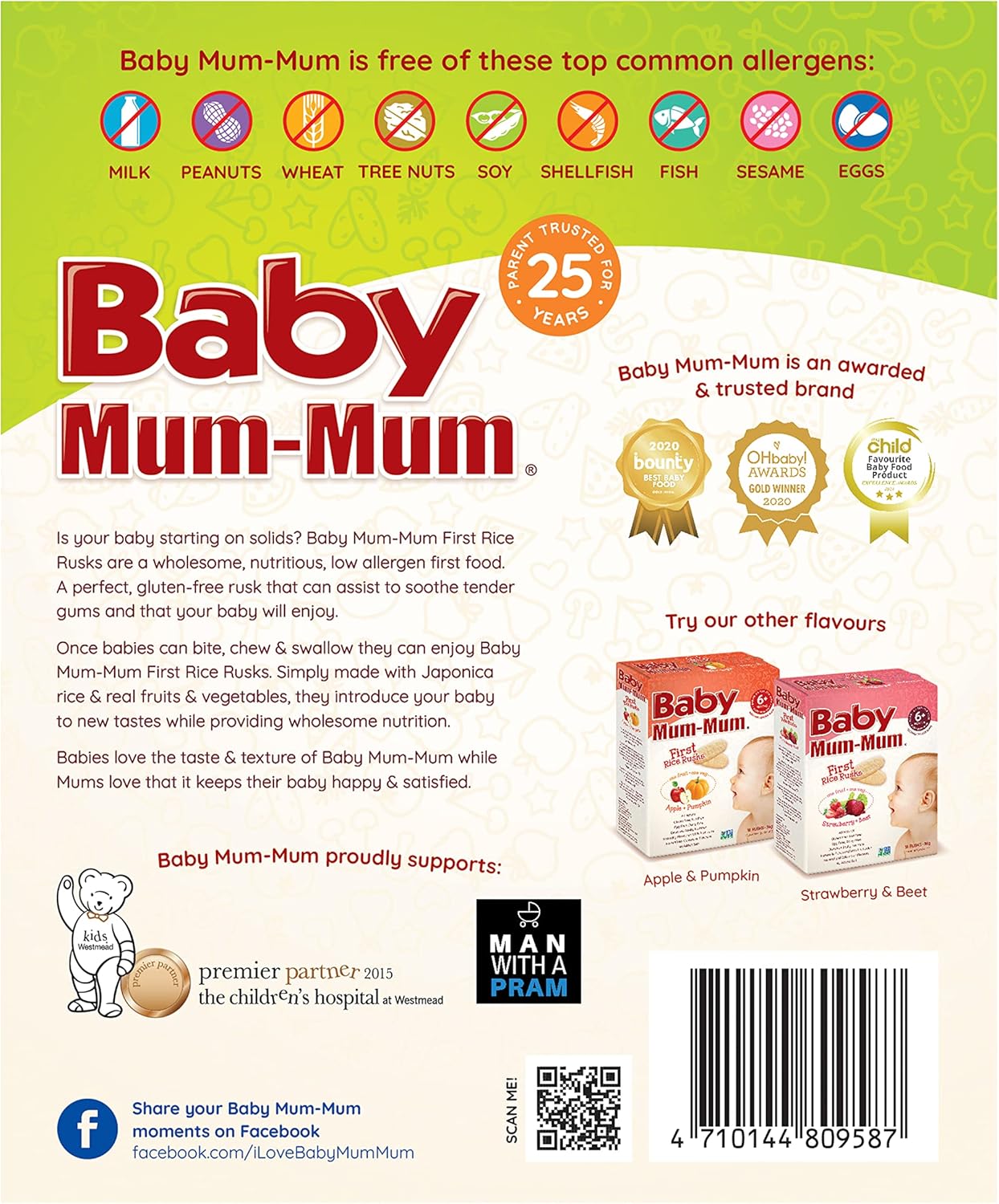Baby Mum-Mum First Rice Rusks 36g