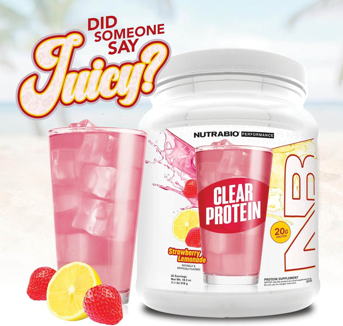 Nutrabio Performance Clear Protein