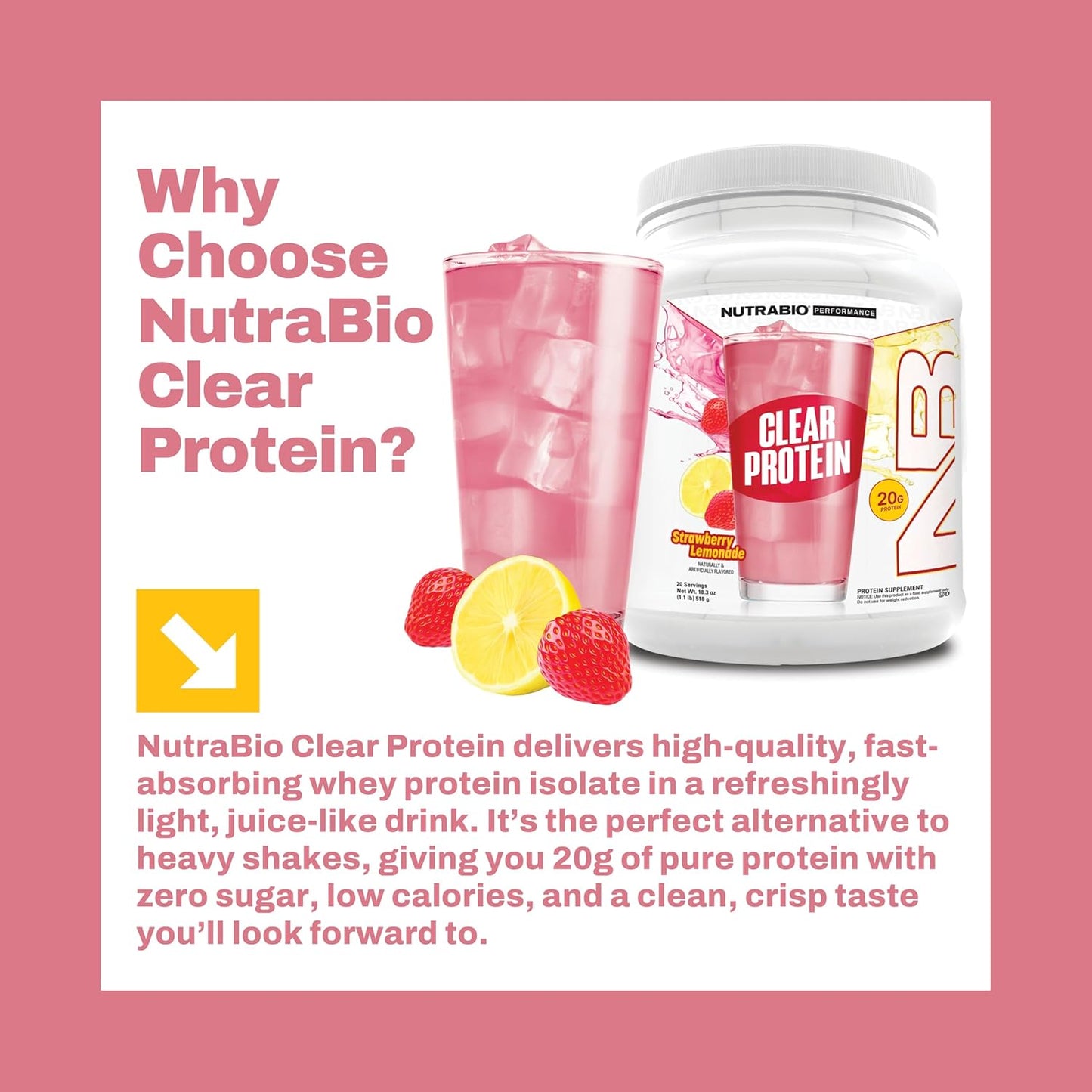 Nutrabio Performance Clear Protein