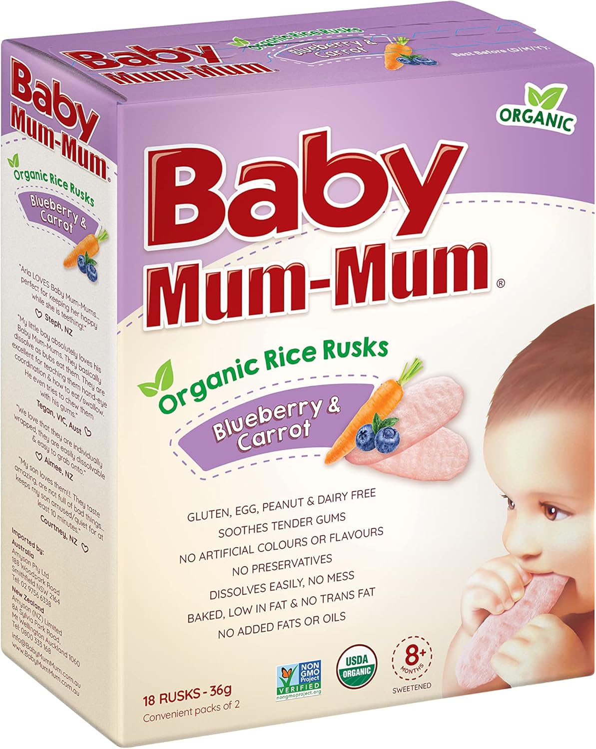 Baby Mum-Mum First Rice Rusks 36g