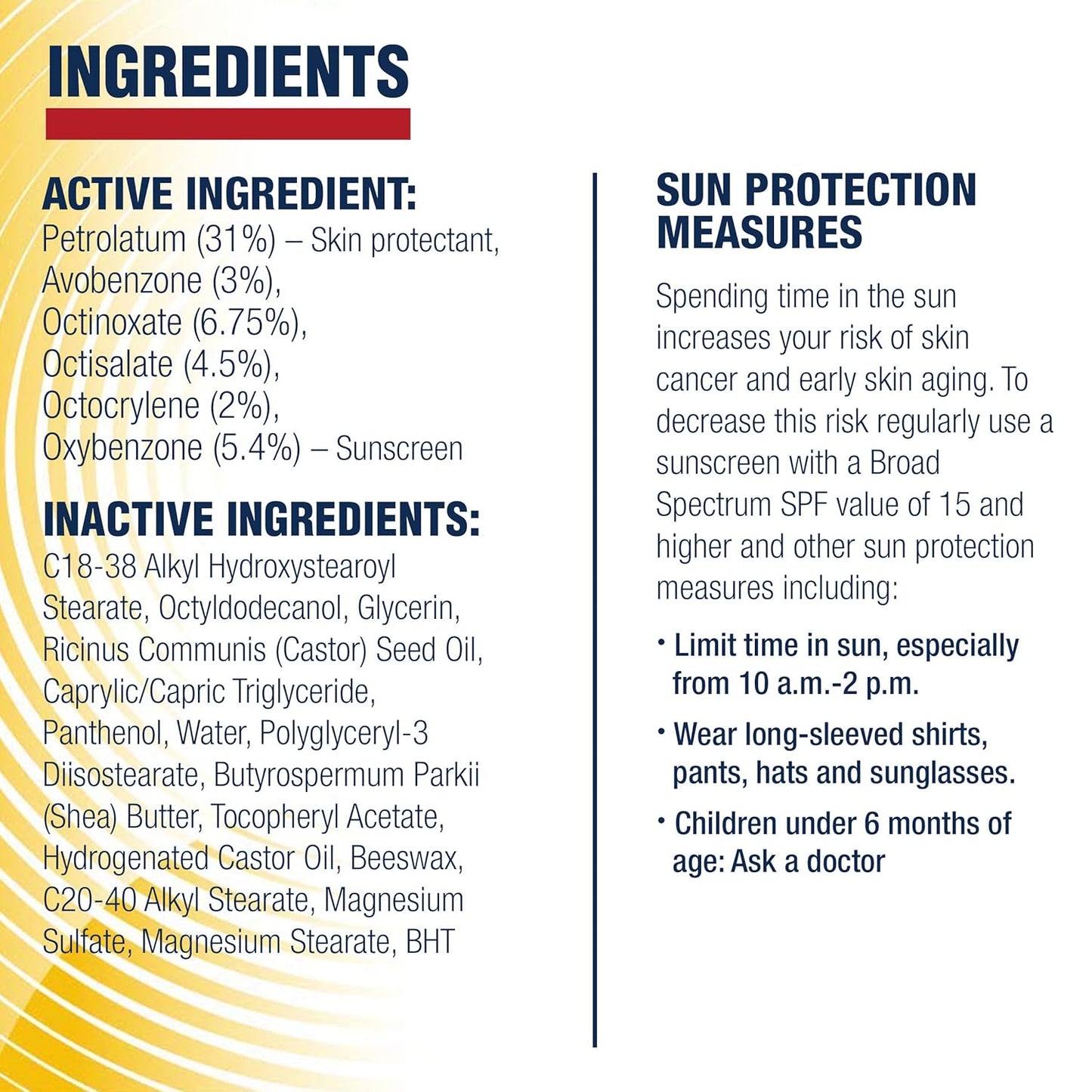 Aquaphor Lip Protectant + Sunscreen, 10ml Tube