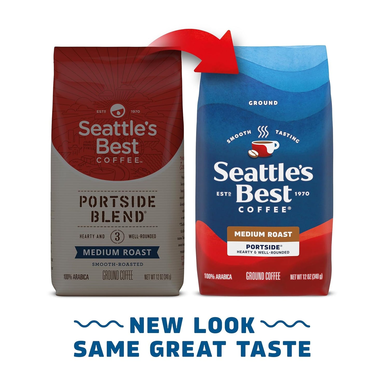 Seattle's Best Ground Medium Roast Portside Coffee 340g