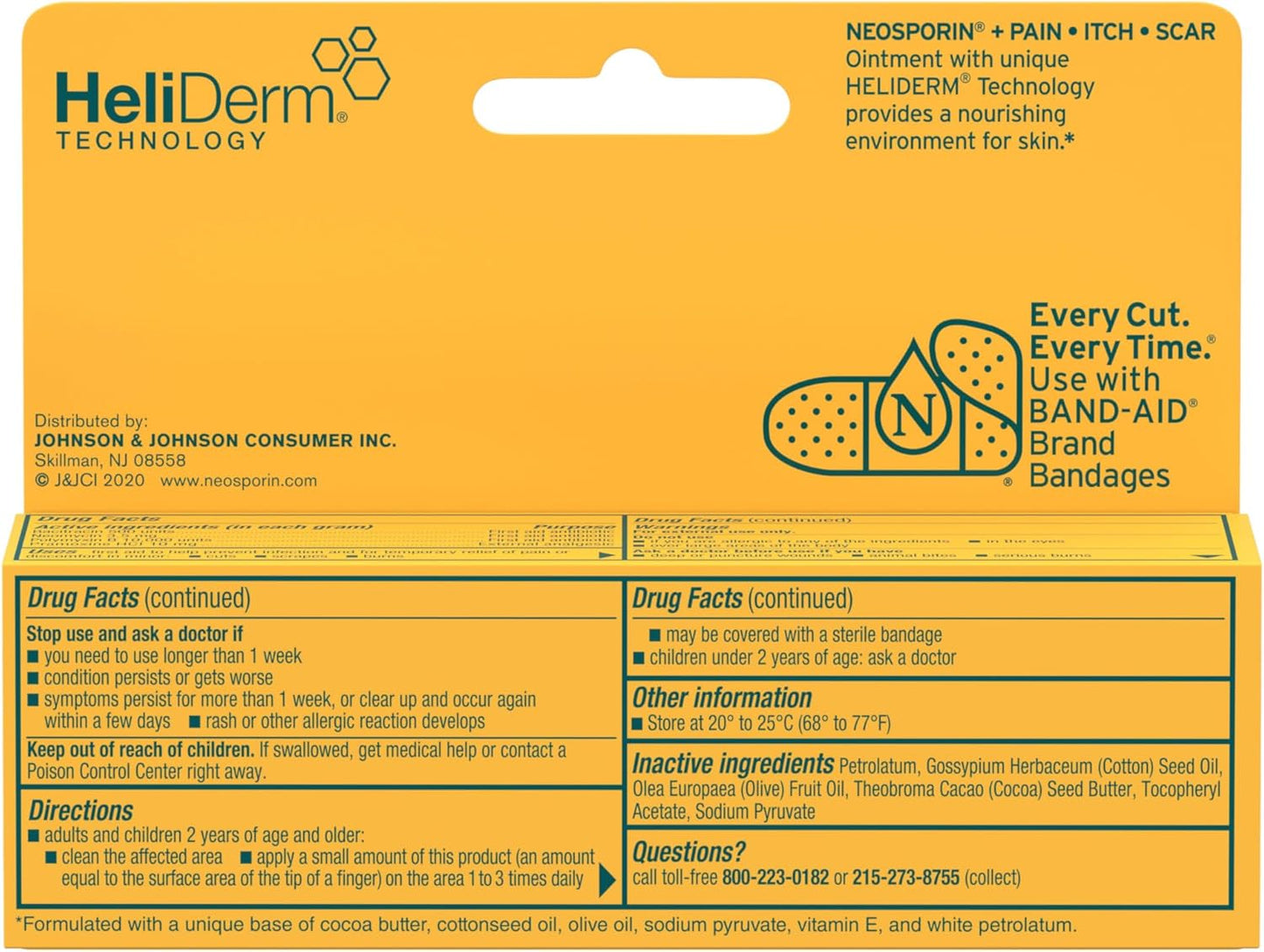 Neosporin Pain+Itch+Scar Antibiotic Ointment 28.3g
