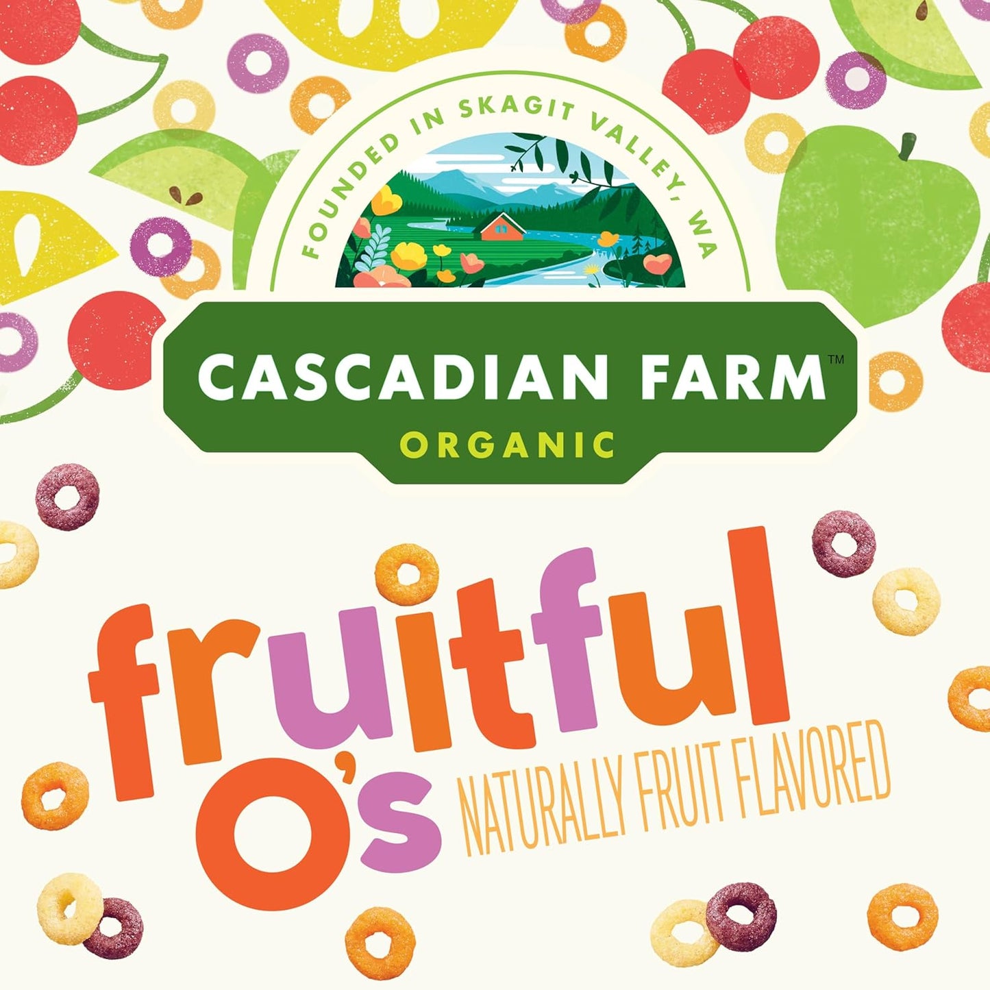 Cascadian Farm Organic Fruitful O's Cereal 298g