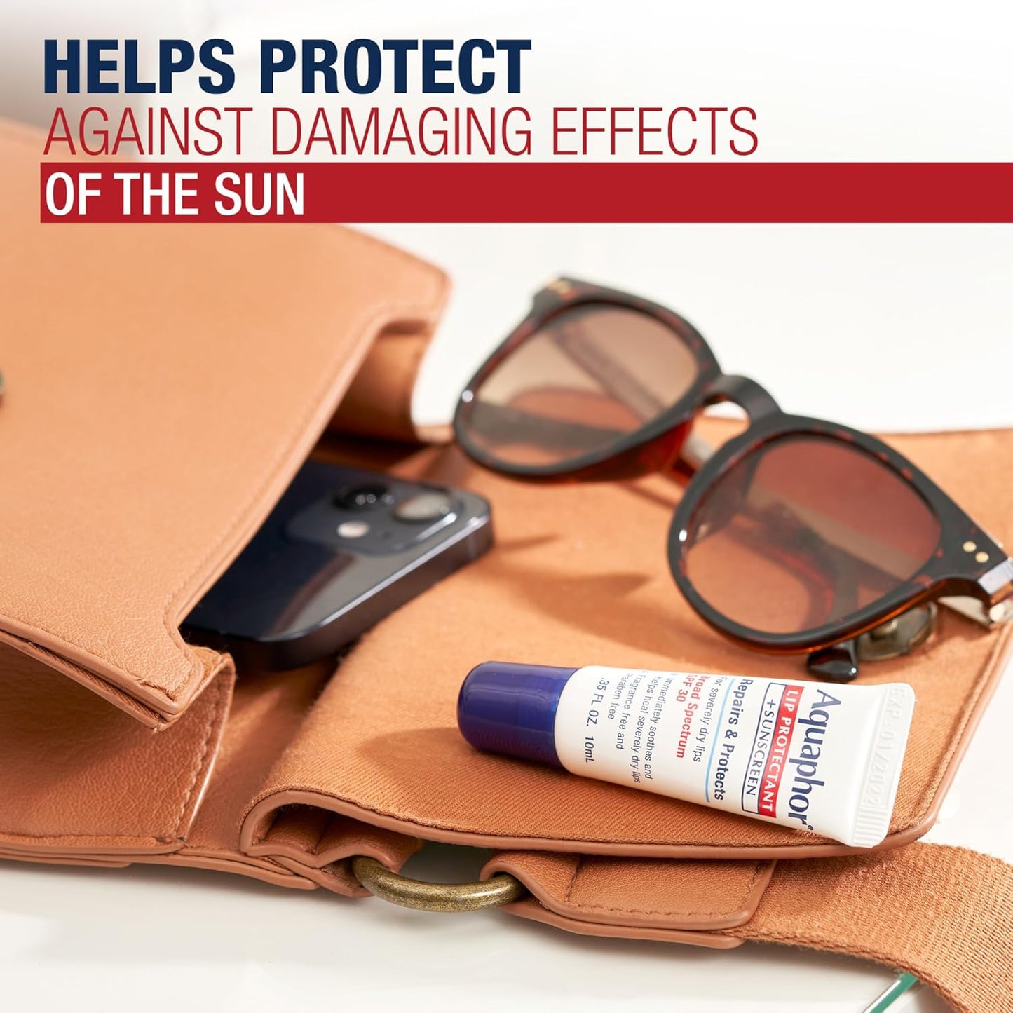 Aquaphor Lip Protectant + Sunscreen, 10ml Tube