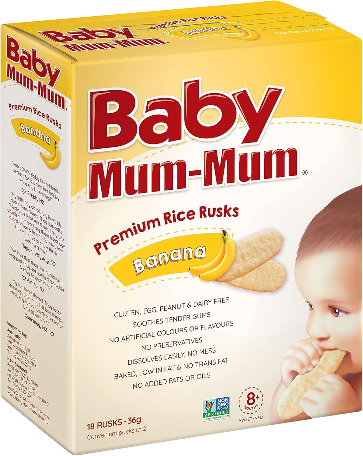 Baby Mum-Mum First Rice Rusks 36g