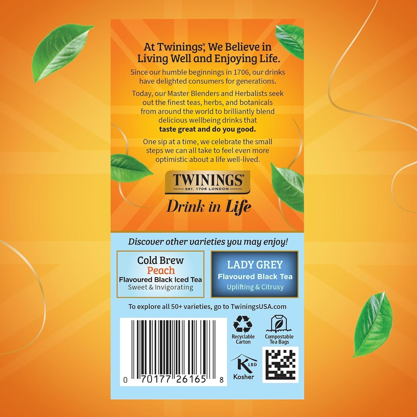 Twinings Cold Brewed English Classic, 20 Tea Bags