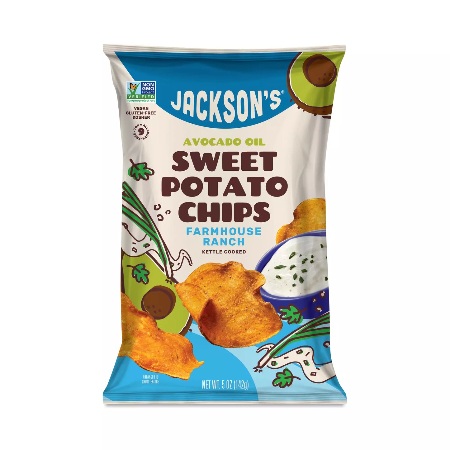 Jackson's Avocado Oil Sweet Potato 142g