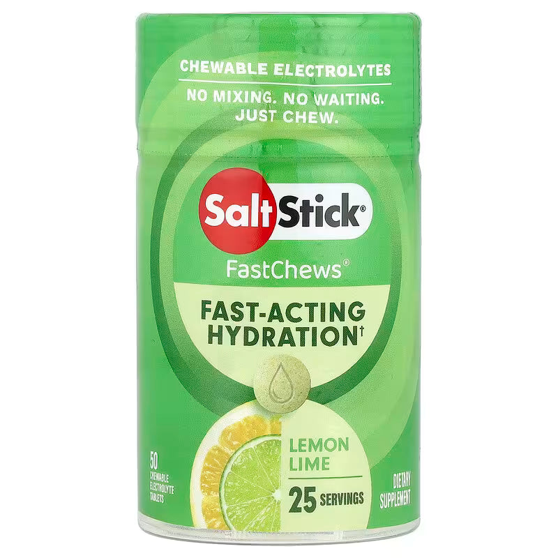 SaltStick FastChews Chewable Electrolytes, 50 Tablets