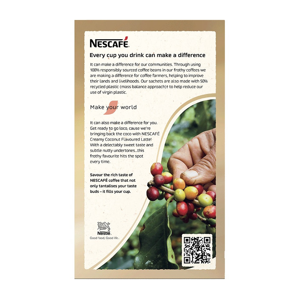Nescafé Creamy Coconut Latte, 10 Sachets