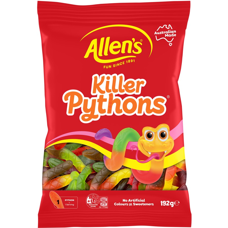 Allen's Killer Pythons 192g