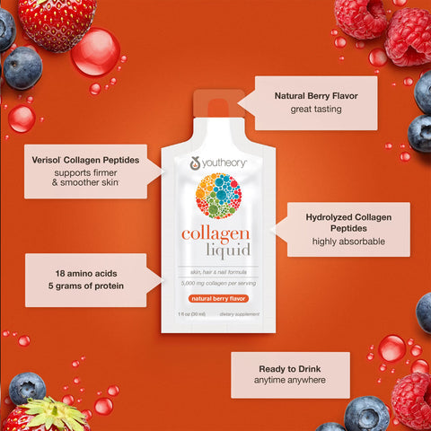 Youtheory Natural Berry Liquid Collagen 30ml