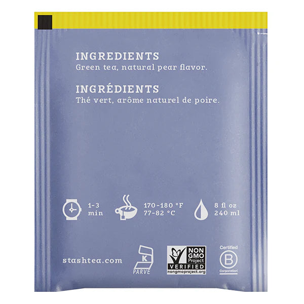 Stash Asian Pear Harmony Green Tea, 18 Tea Bags