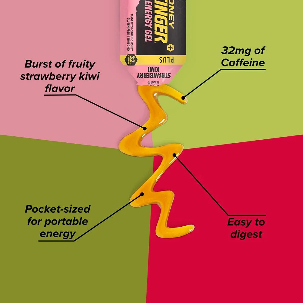 Honey Stinger Strawberry Kiwi Caffeinated Energy Gel 31g