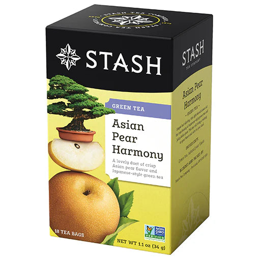 Stash Asian Pear Harmony Green Tea, 18 Tea Bags