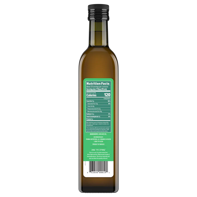 Primal Kitchen Pure Avocado Oil 500ml