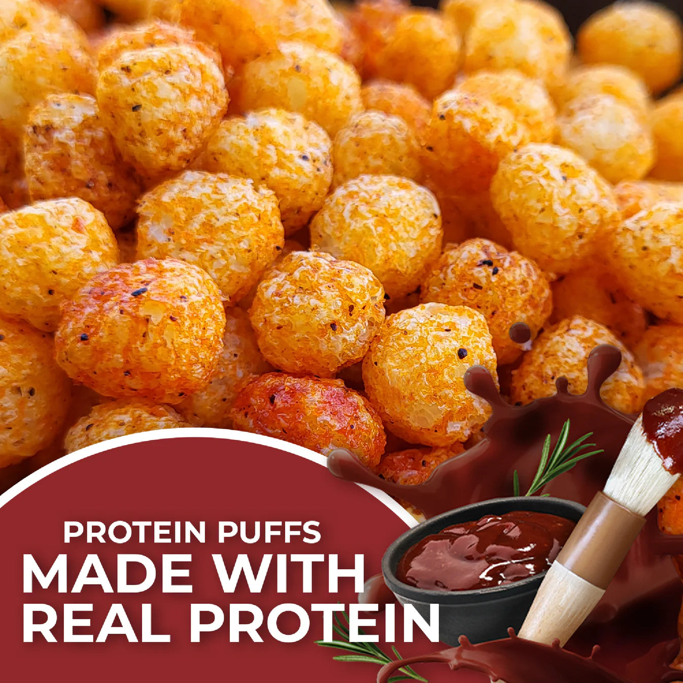 Twin Peaks Mesquite BBQ Protein Puffs 300g